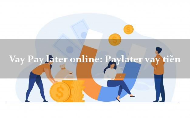Vay Pay later online: Paylater vay tiền nhanh nhất 24/24h